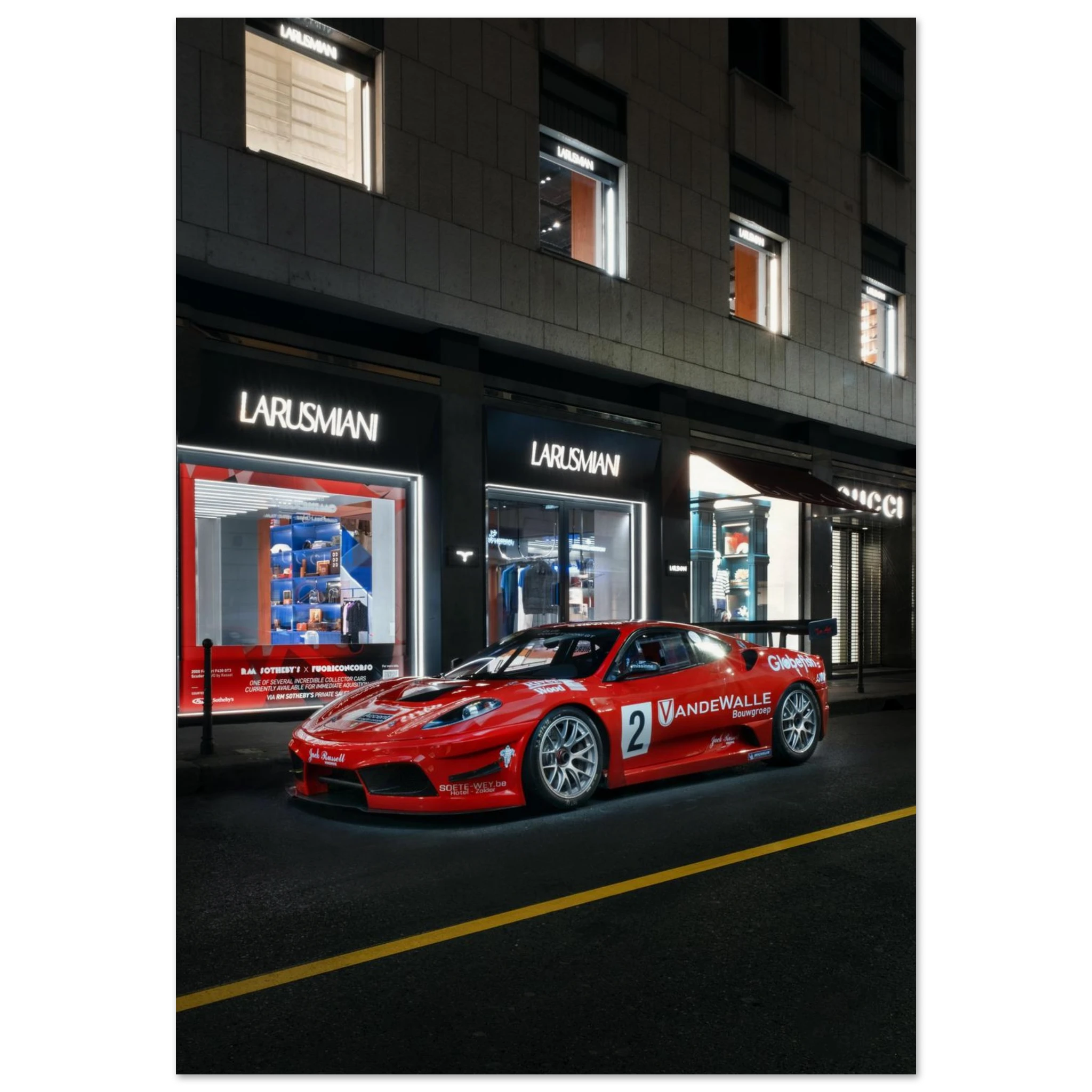 Ferrari F430 GT3 – Larusmiani Front Profile