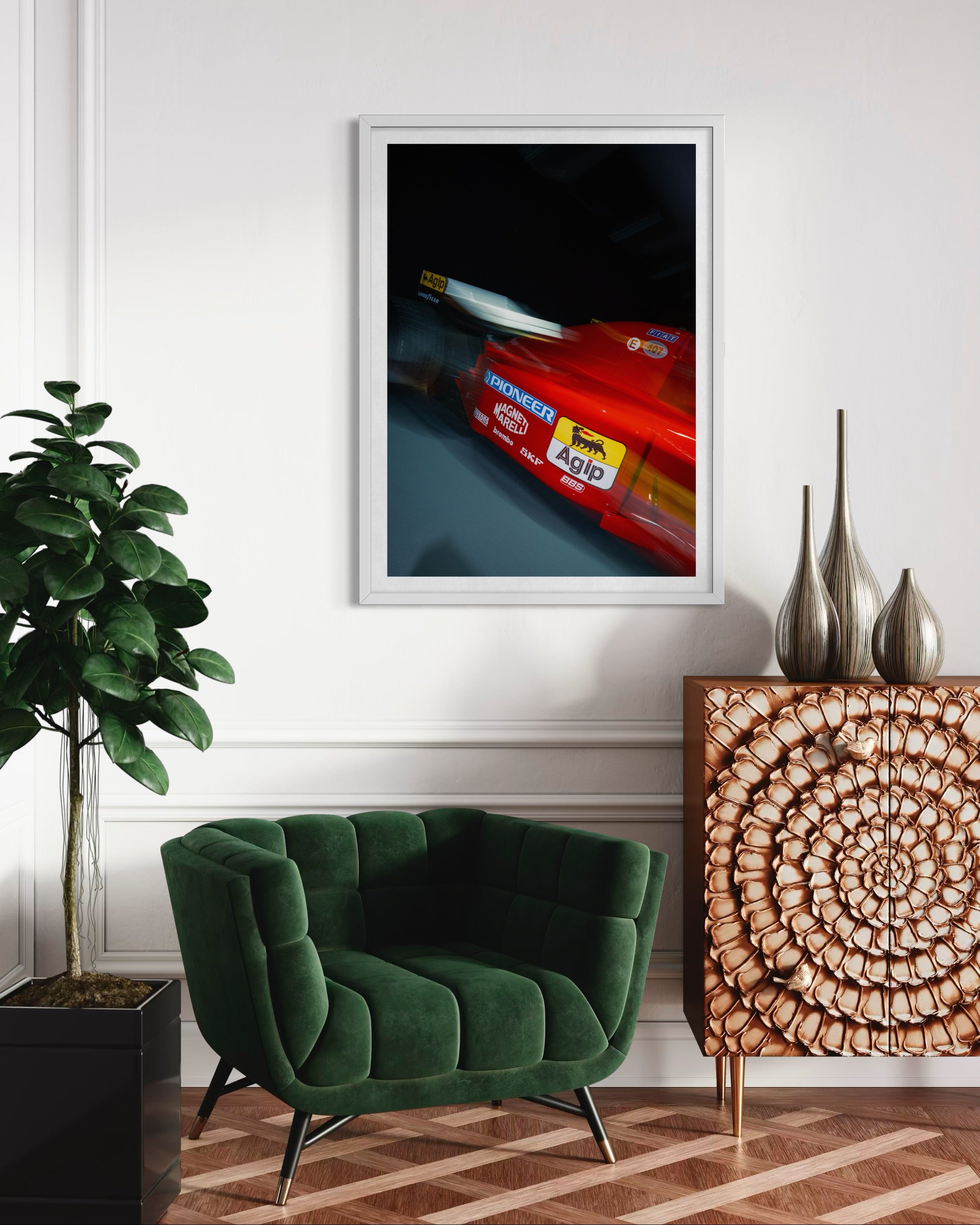 Ferrari 412 T2 Sideways