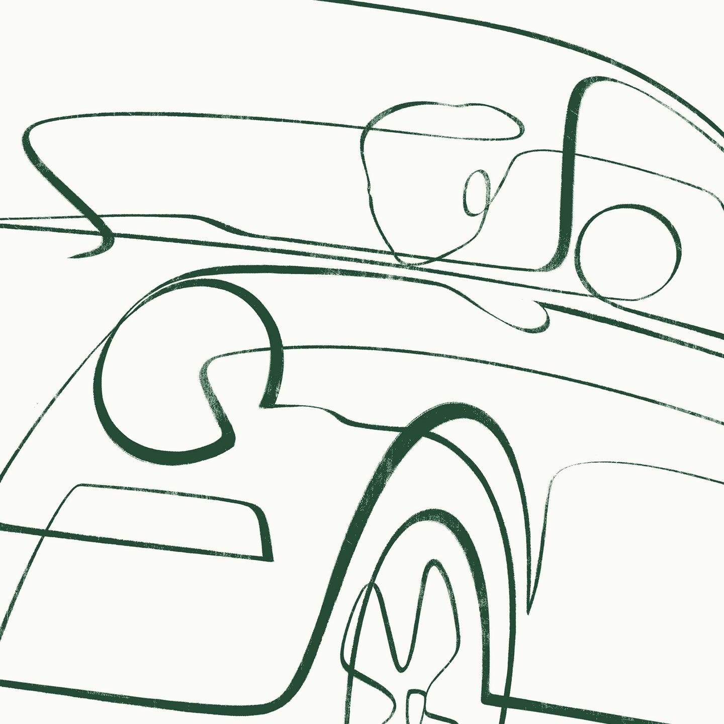 One line of 911 Irish Green