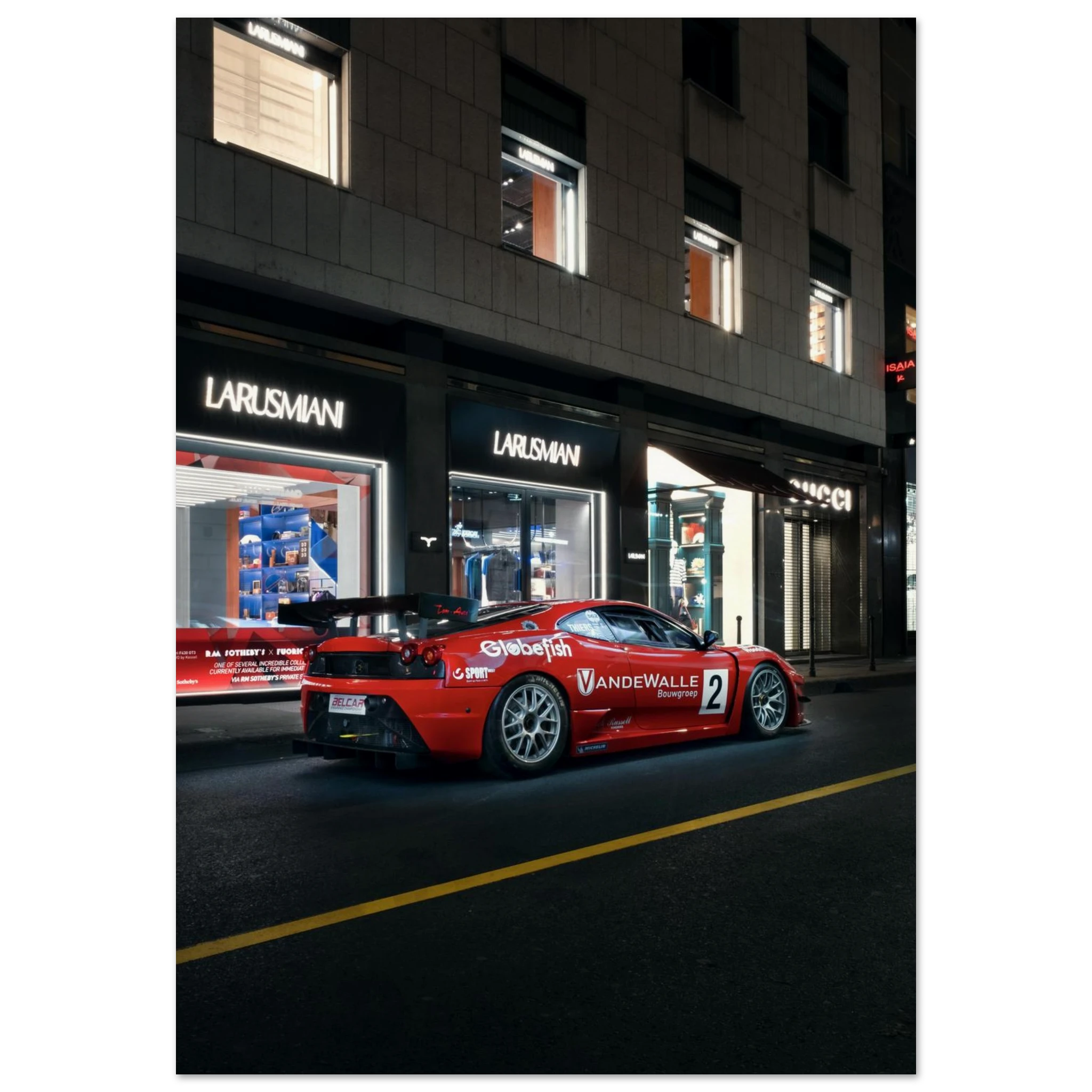 Ferrari F430 GT3 –  Larusmiani Rear Stance