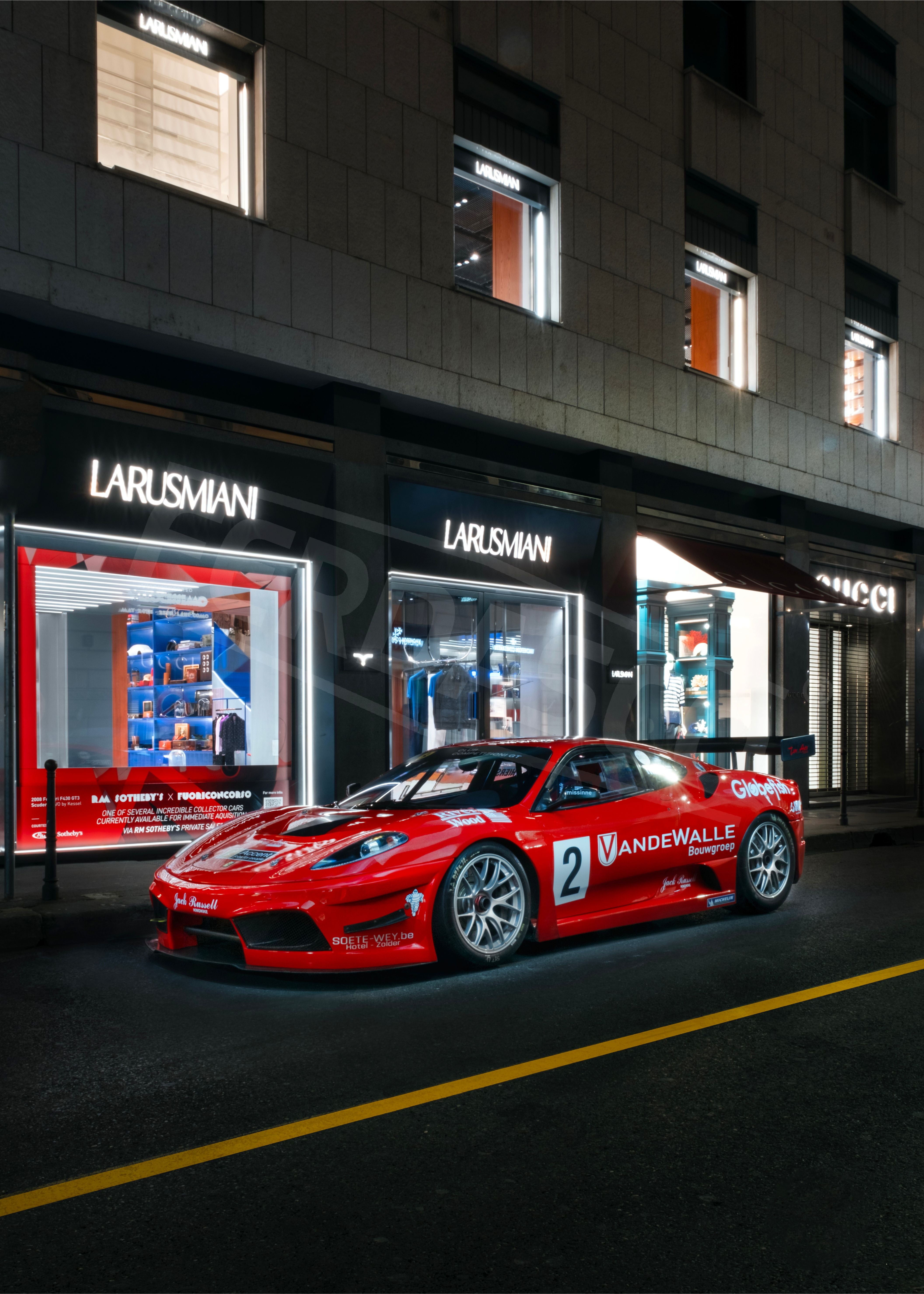Ferrari F430 GT3 – Larusmiani Front Profile