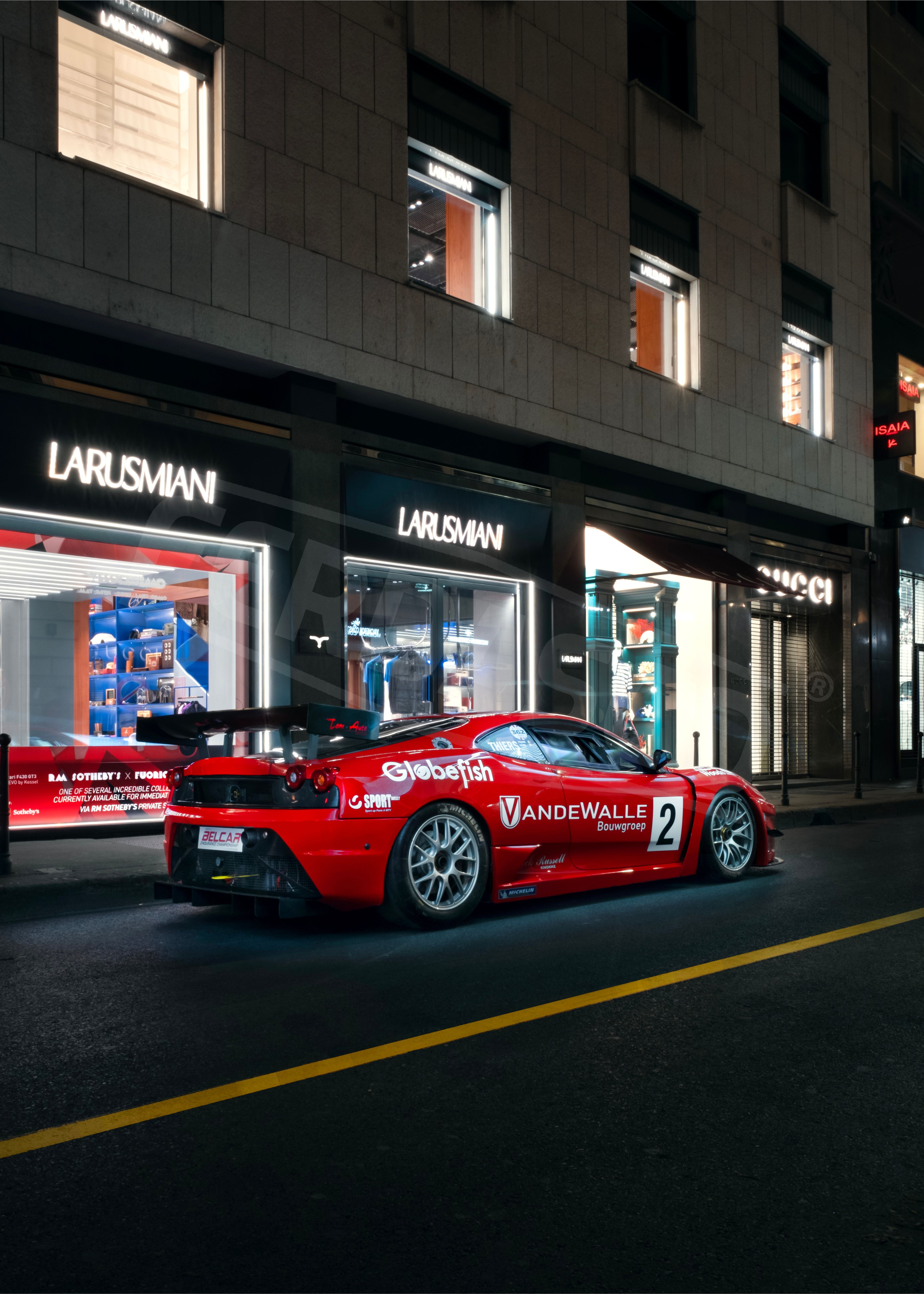Ferrari F430 GT3 –  Larusmiani Rear Stance