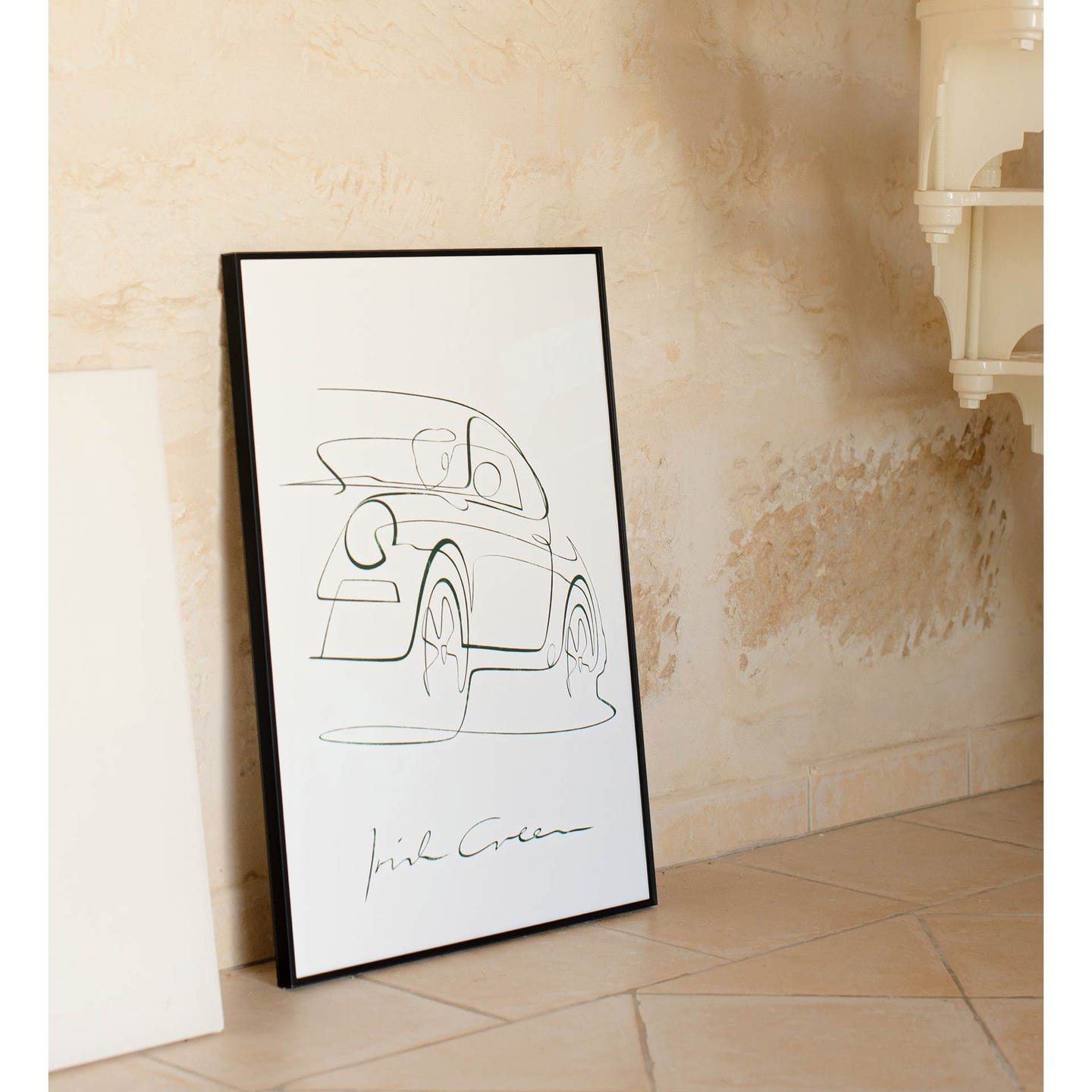 One line of 911 Irish Green